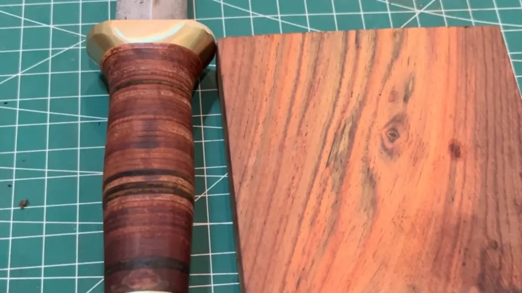 ด้ามมีดหนังอัด